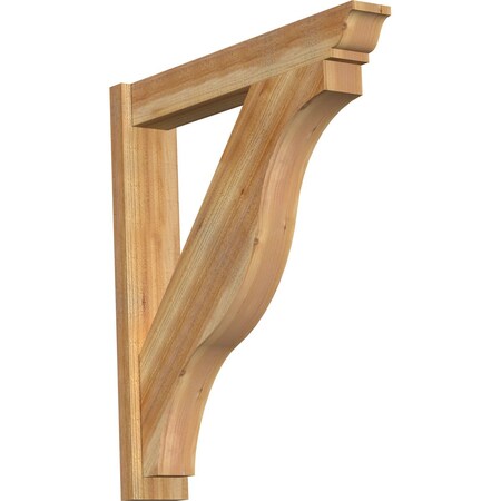 Ekena Millwork Funston Traditional Rough Sawn Outlooker, Western Red Cedar, 6"W x 34"D x 38"H OUT06X34X38FST01RWR